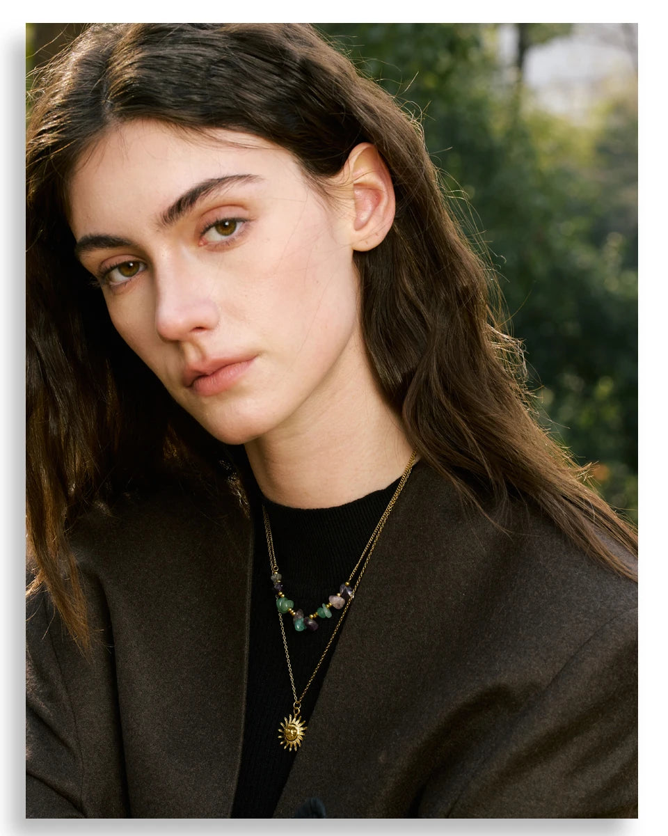 Double-Layer Pastel Necklace