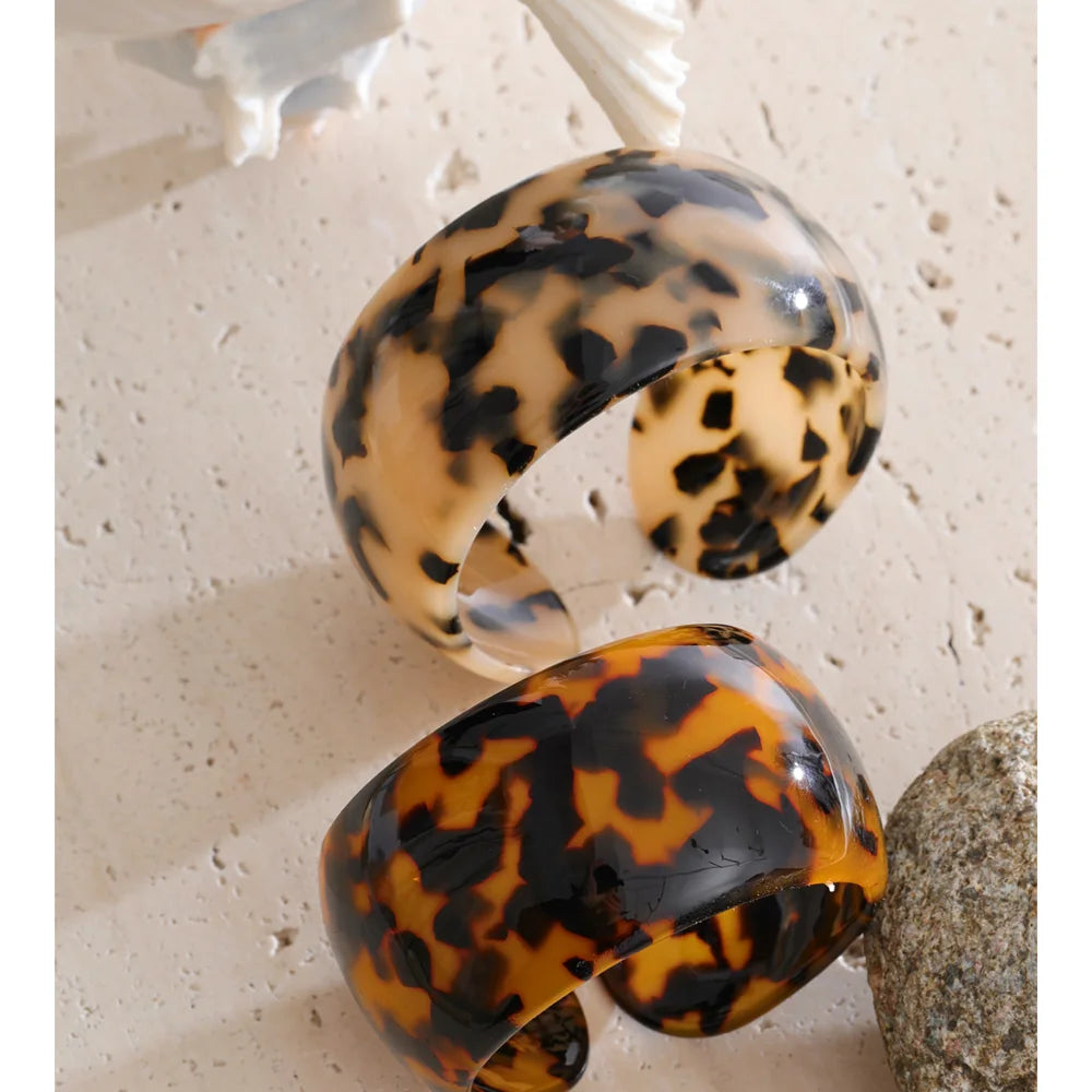 Tortoiseshell Resin Bangle