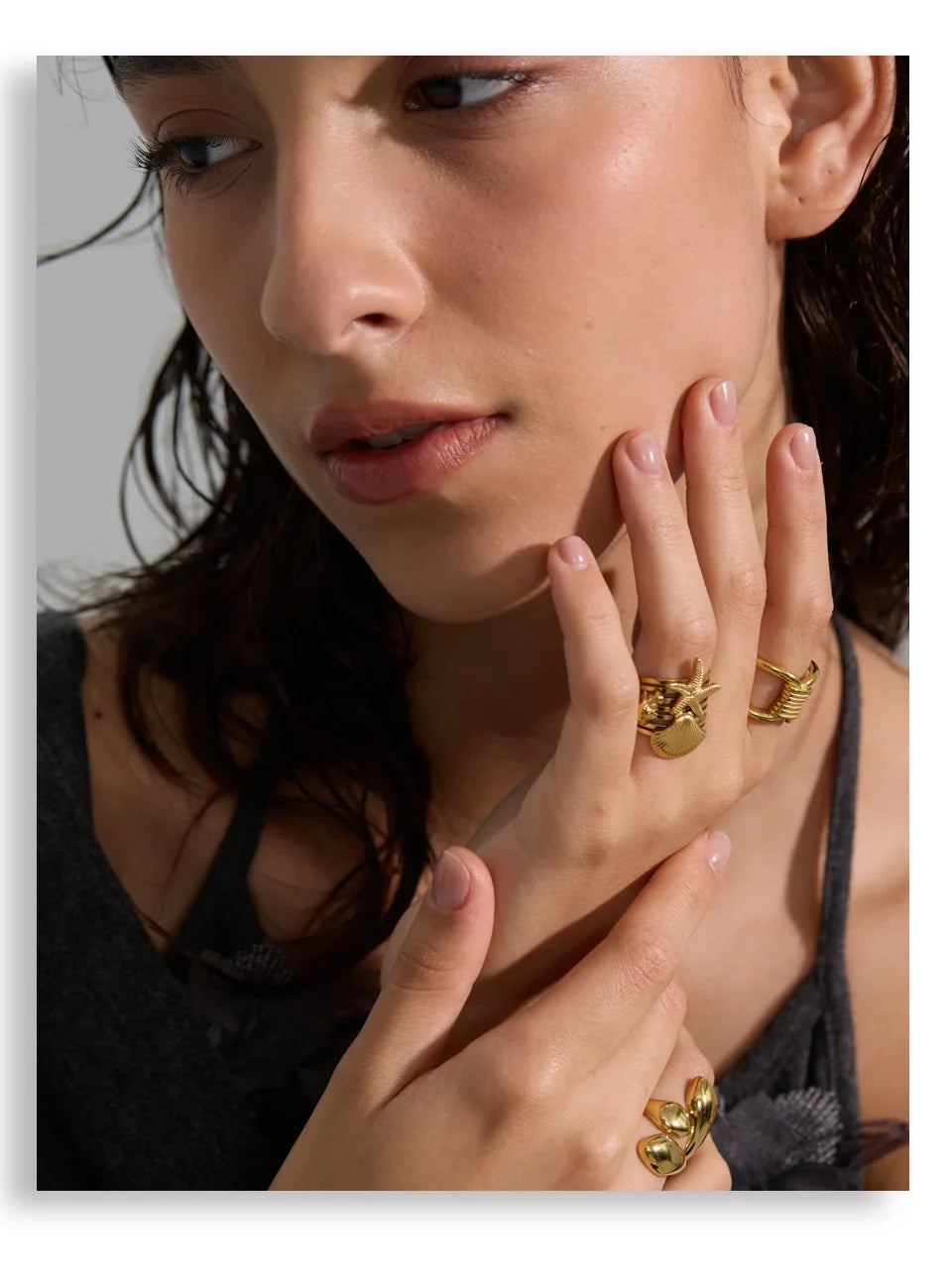 Starfish Statement Ring