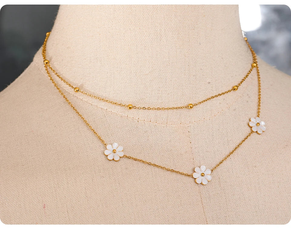 Double Layer Charm Anklet