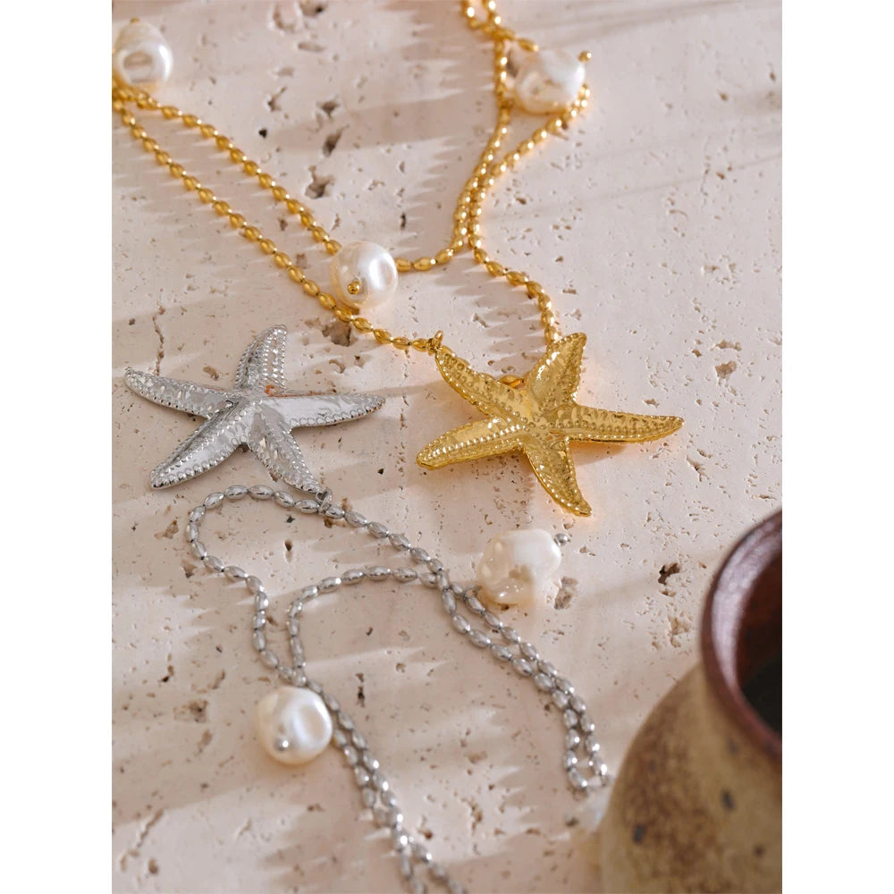 Ocean Star Layered Necklace