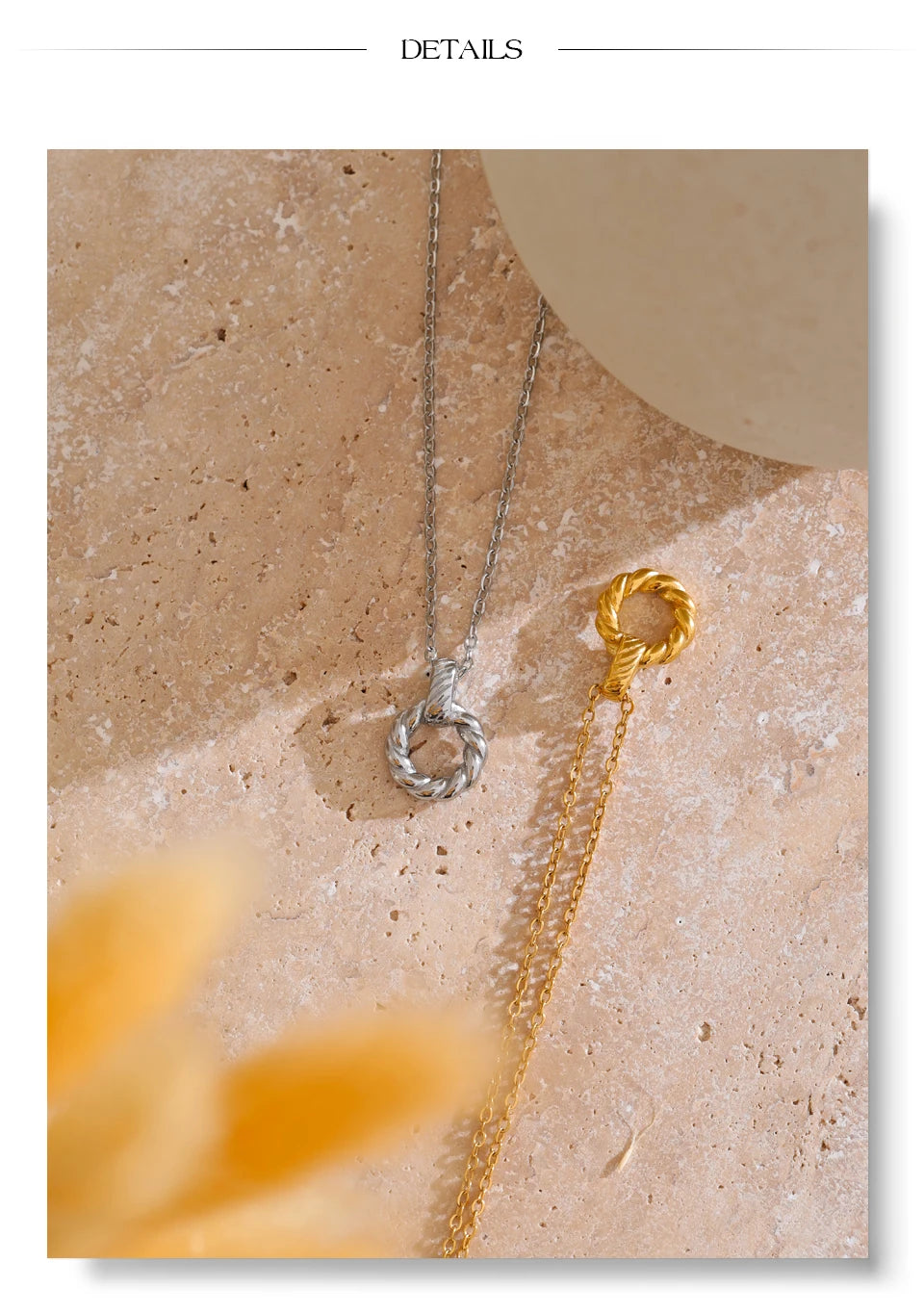 Braided Knot Pendant Necklace