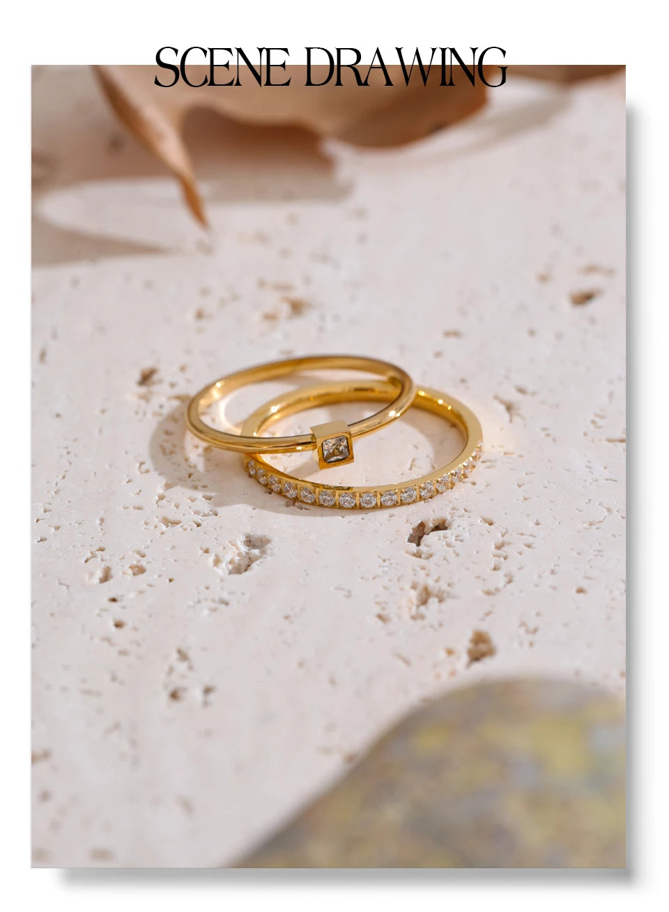 Pavé Double-Band Ring