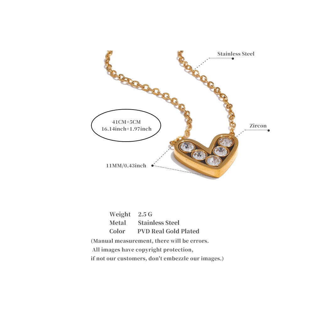 Crystal Heart Necklace