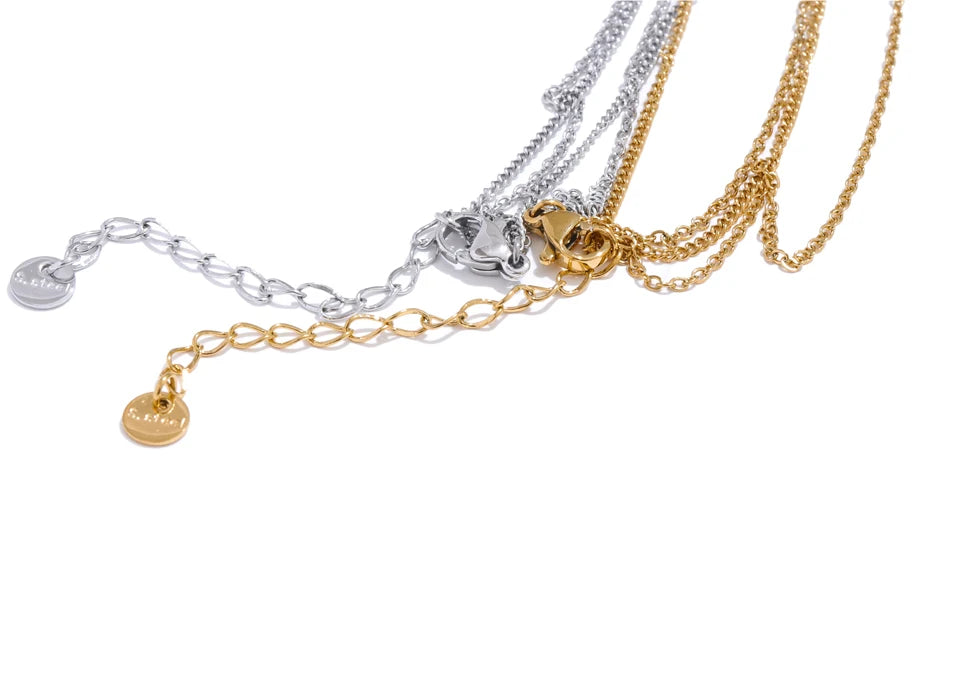 Double-Layer Pastel Necklace