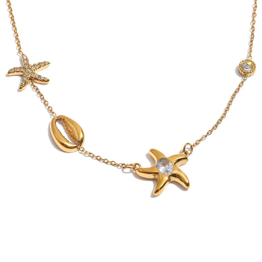 Summer Ocean Charms Necklace