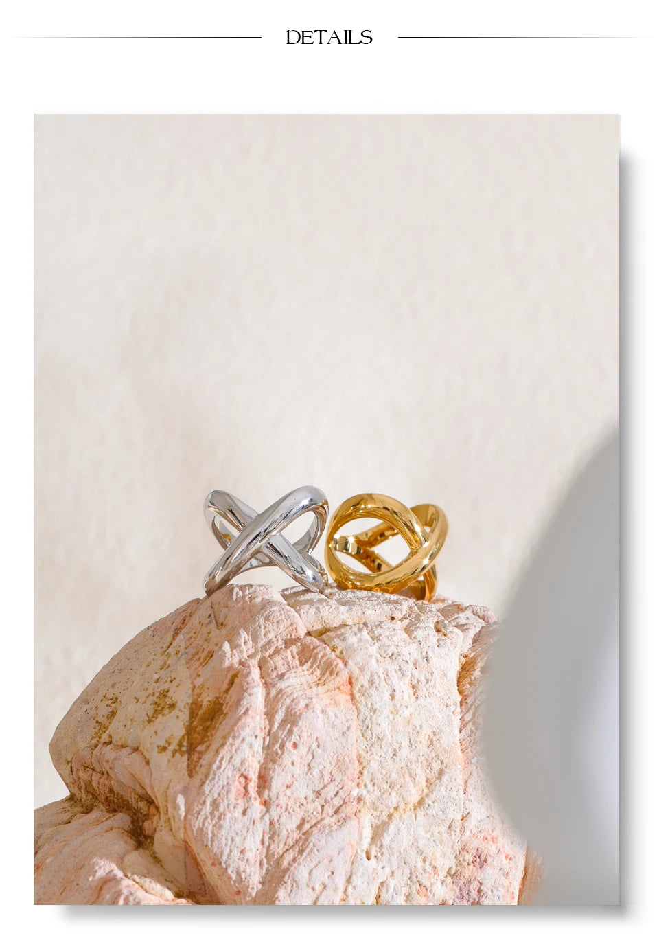 Sculptural X Ring