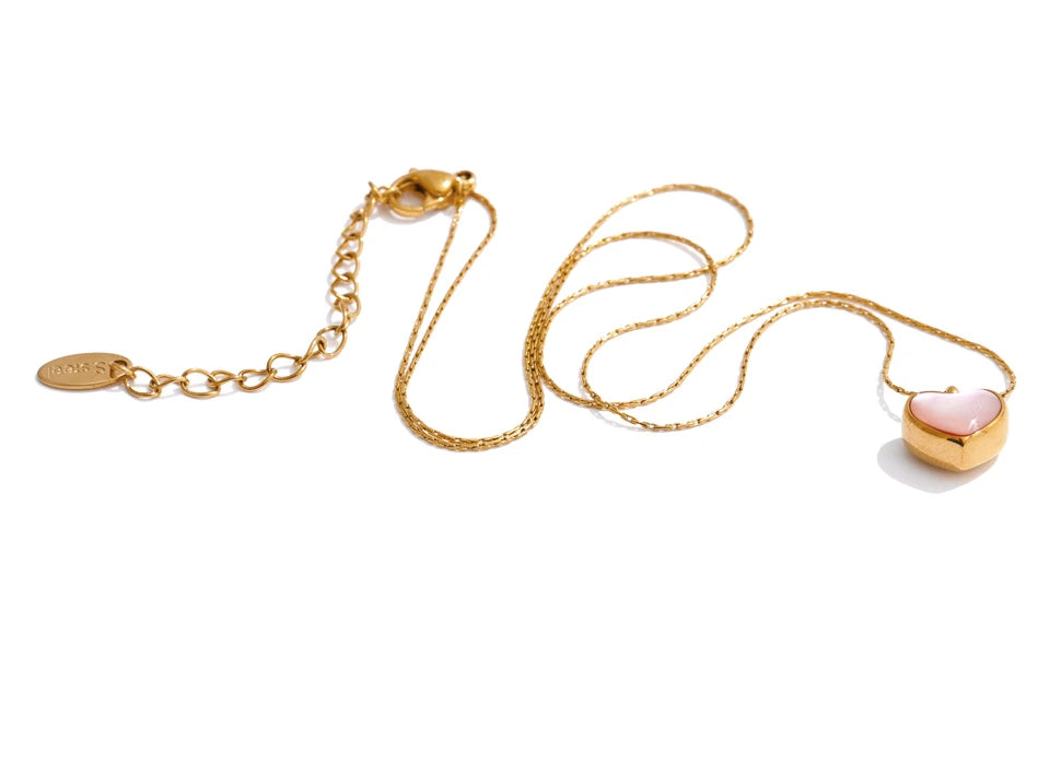 Blush Heart Pendant