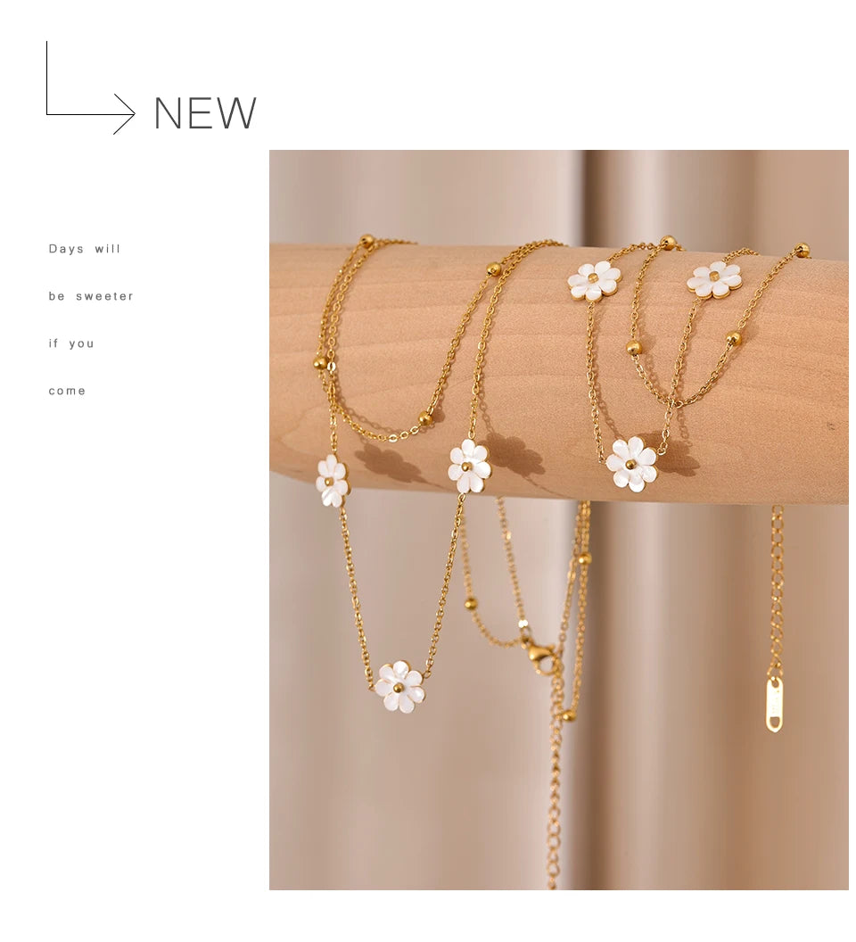 Double Layer Charm Anklet