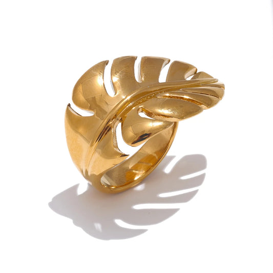Leaf Statement Ring