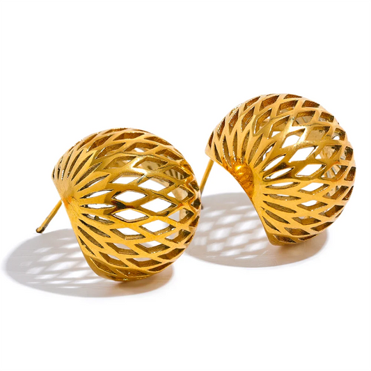 Spiral Mesh Earrings