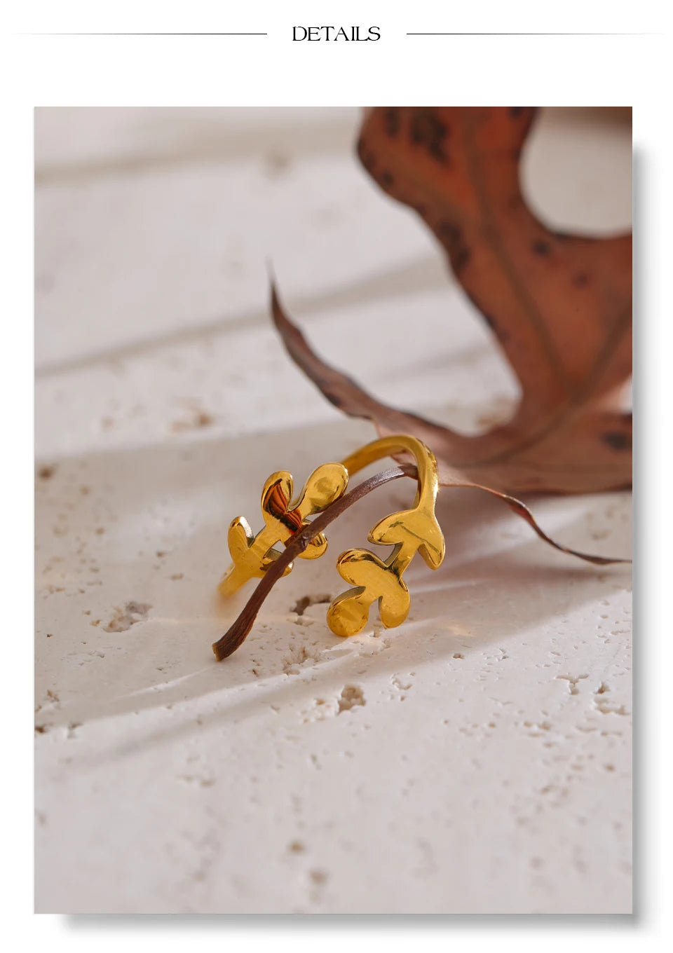 Double Clover Open Ring