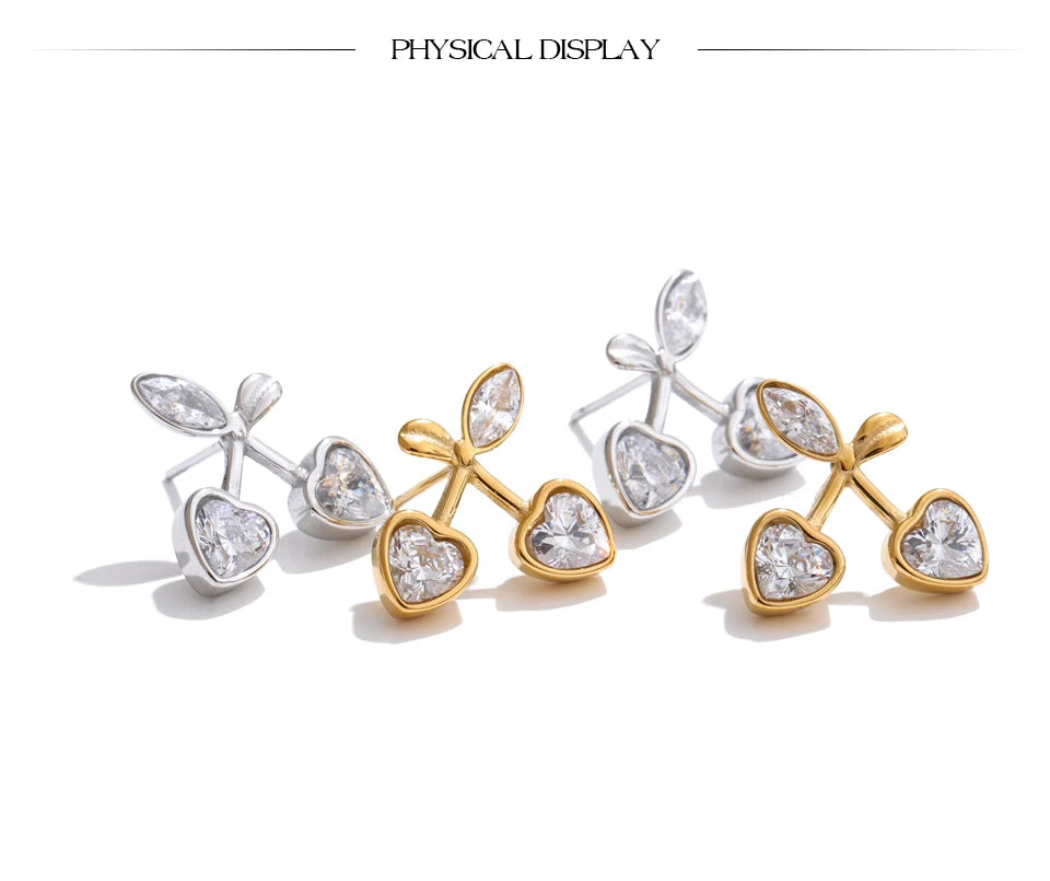 The Blooming Crystal Studs