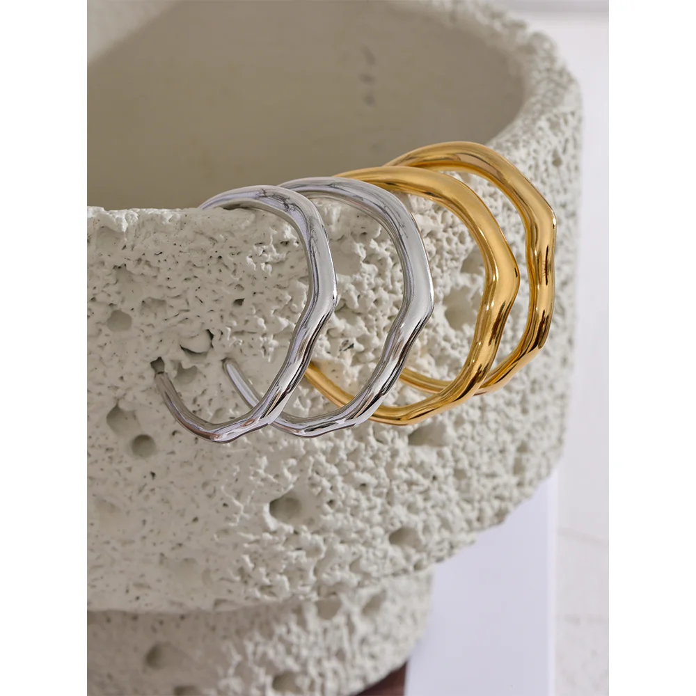 Trendy Geometric Hoop Earrings