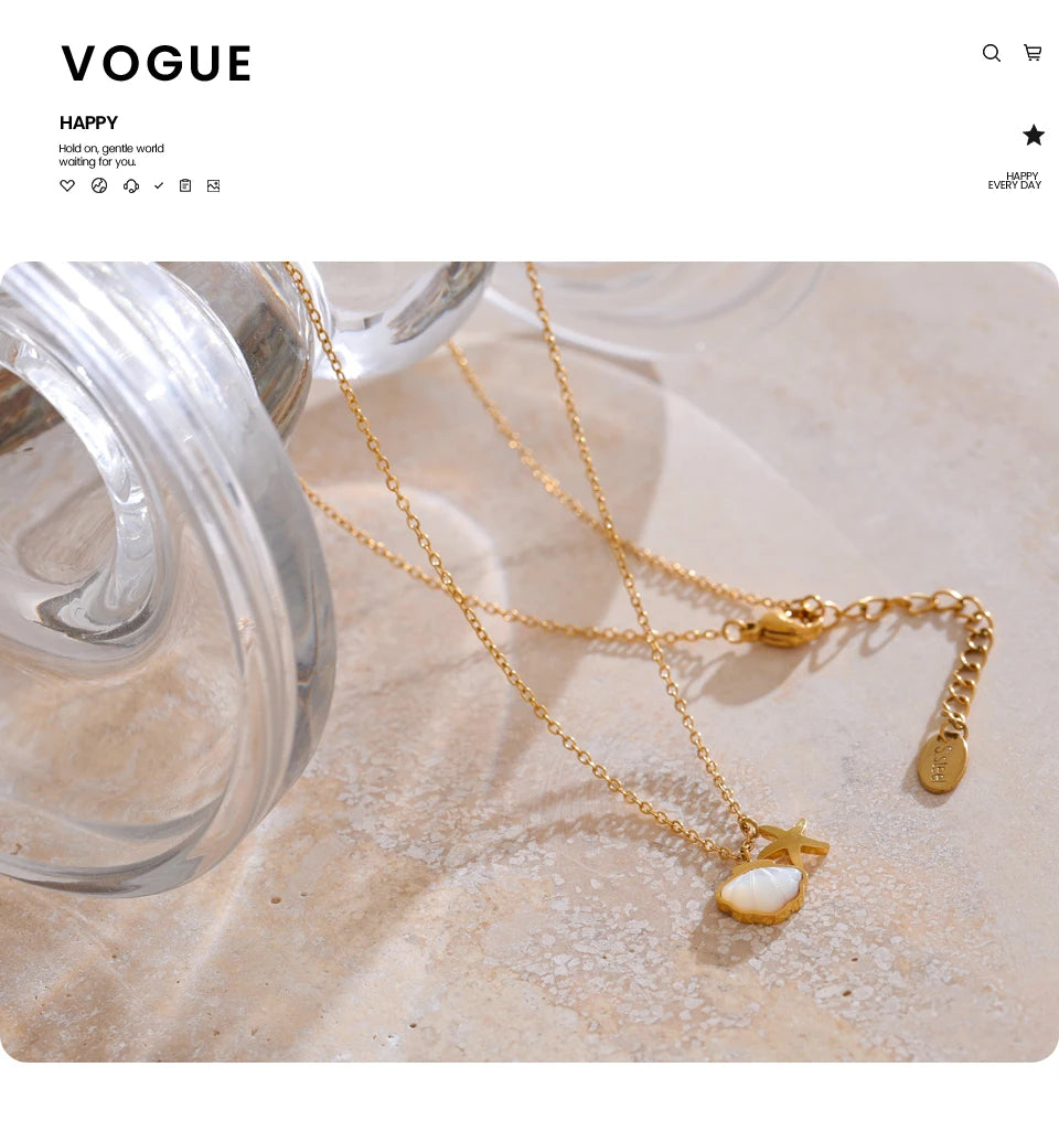 Seashell Grace Necklace