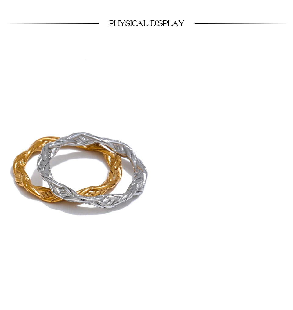 Modern Gold Edge Ring