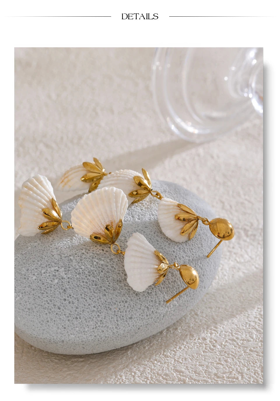 Cascading Shell Earrings