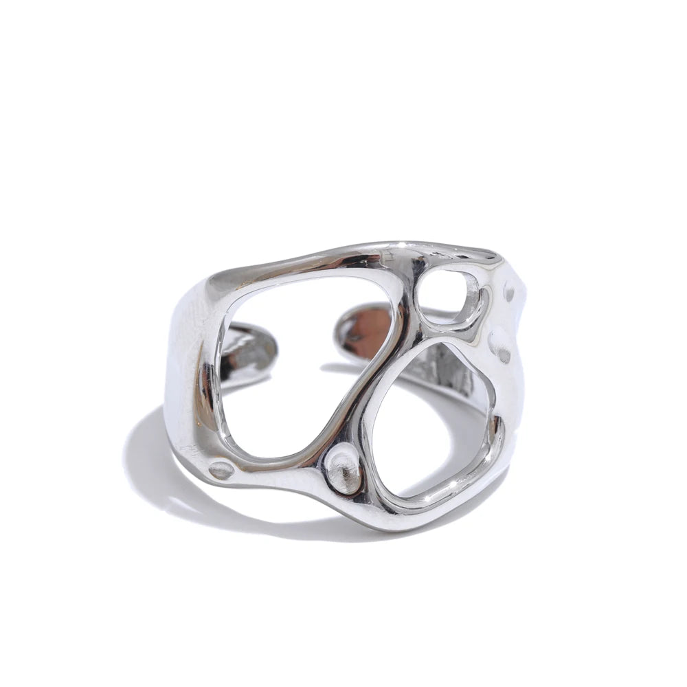 Organic Open Gold Ring