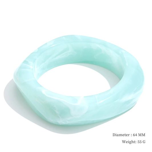 Ocean Mist Resin Bangle