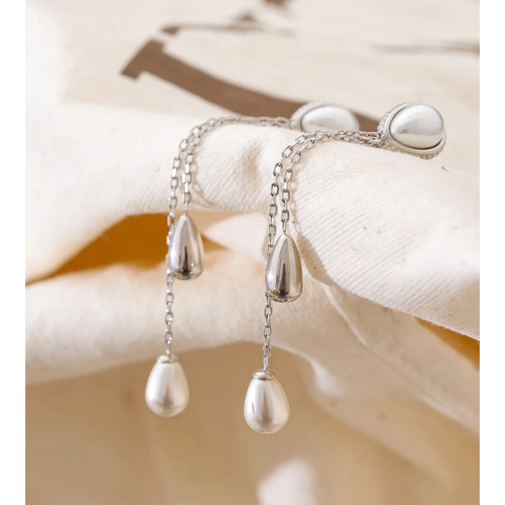 Elegant Drop Chain Earrings