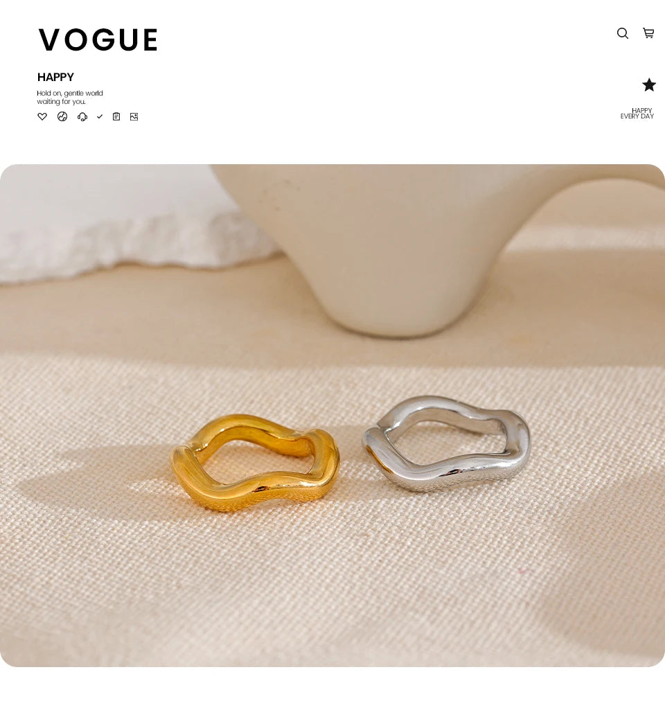 Organic Wave Ring