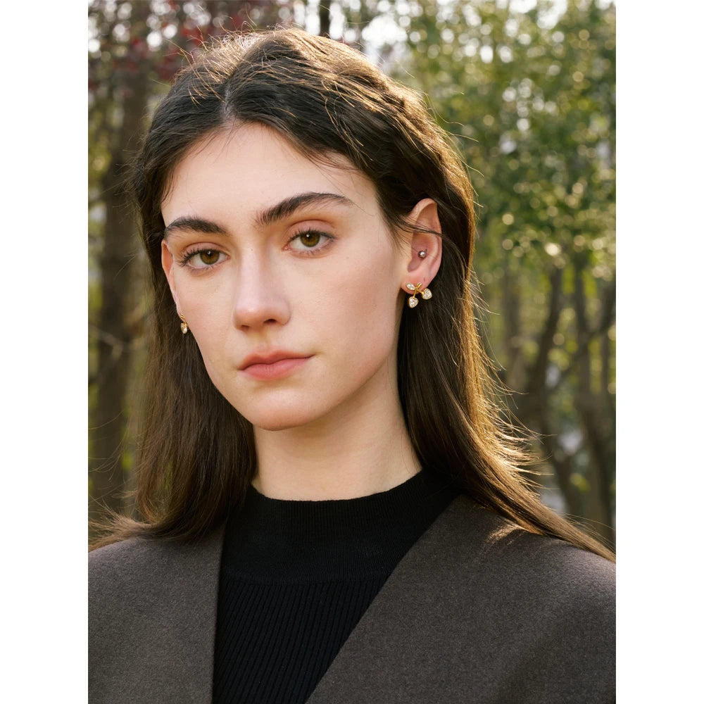 The Blooming Crystal Studs