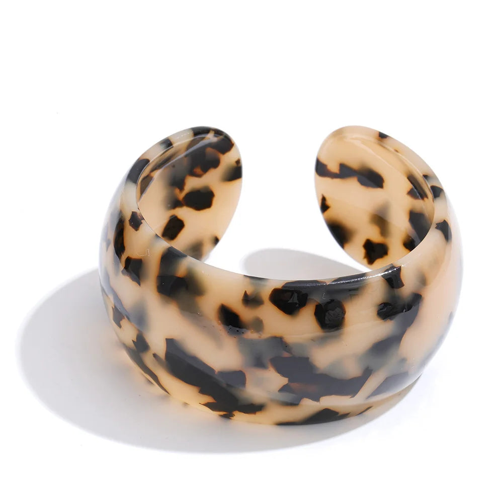 Tortoiseshell Resin Bangle