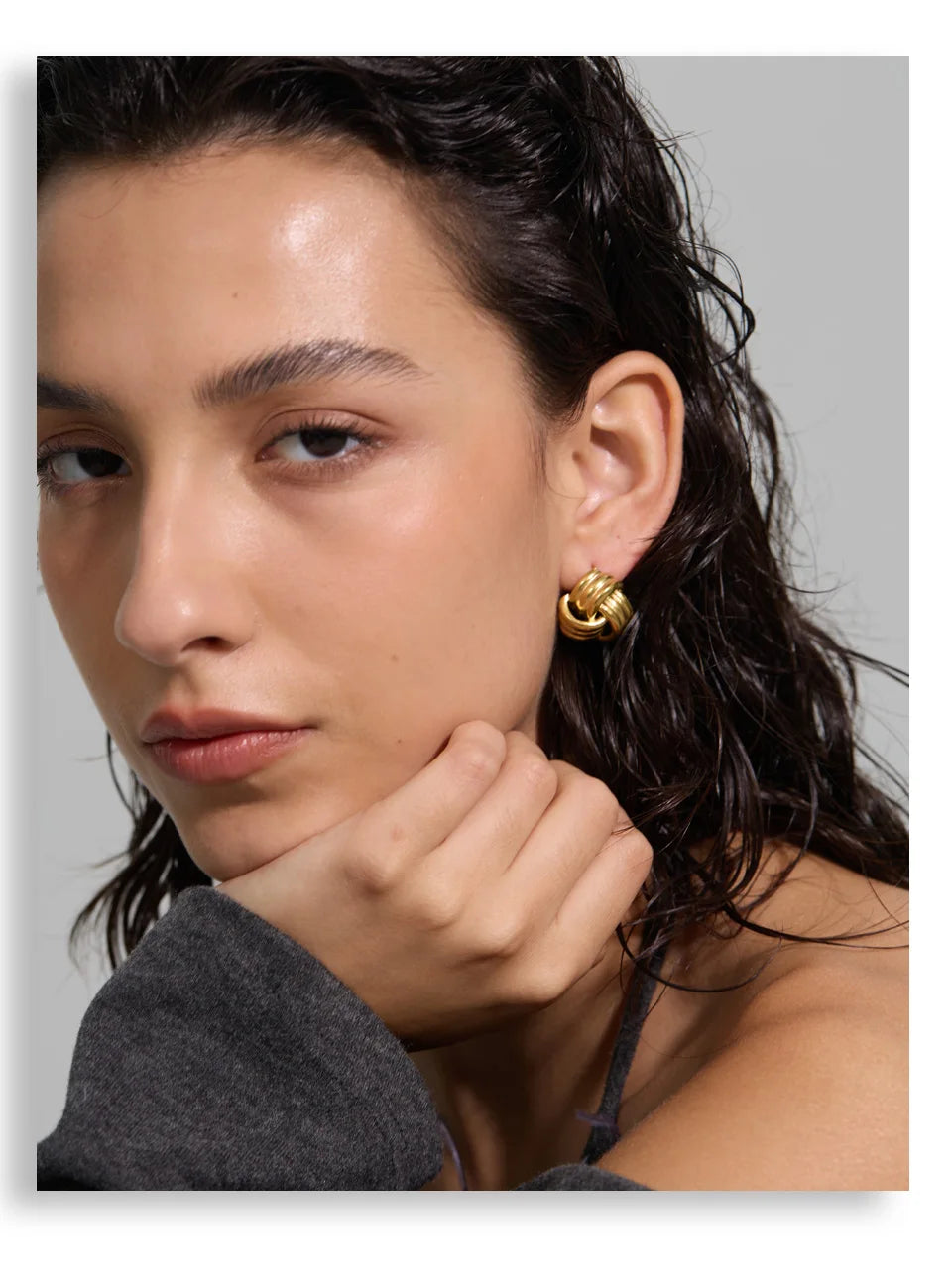 Sculpted Knot Studs