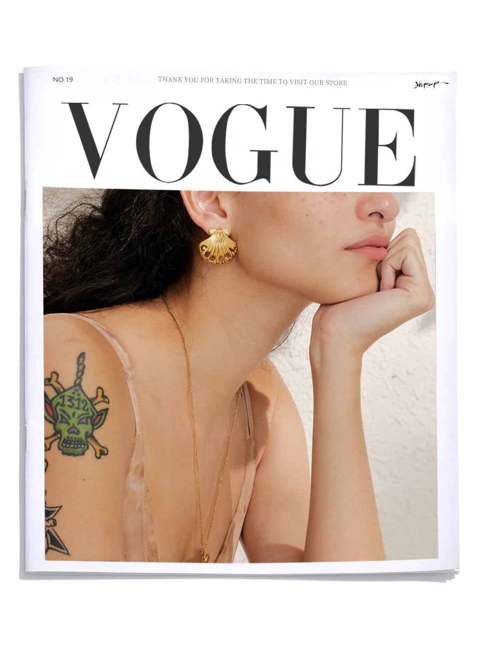 Golden Seashell Duo Set