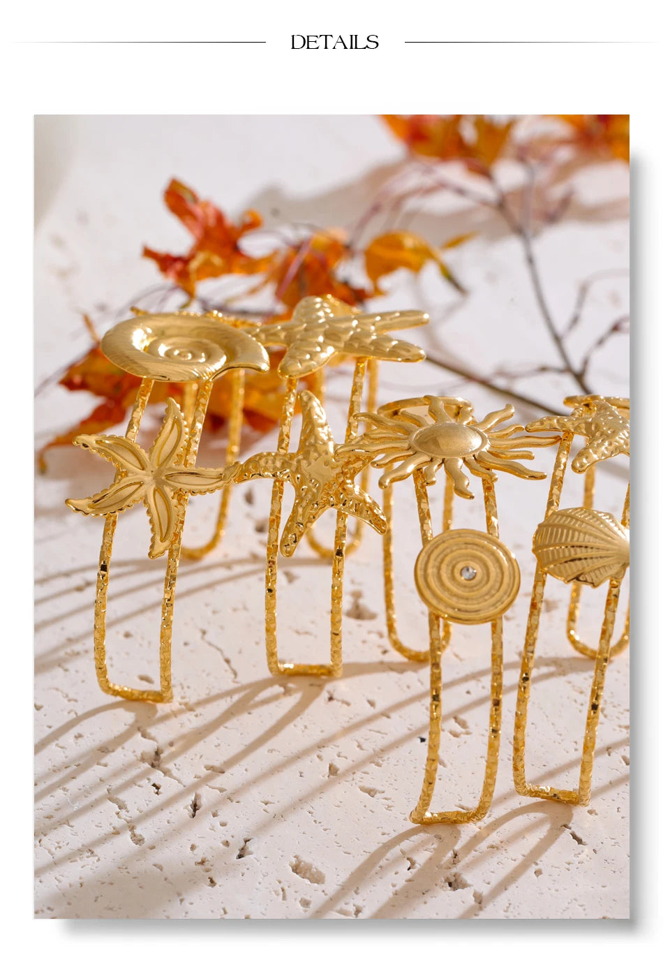 Sun & Star Bangle Bracelet