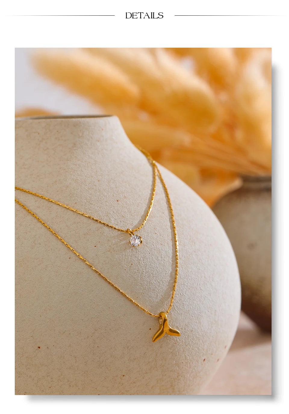 Twin Layer Starfish Necklace