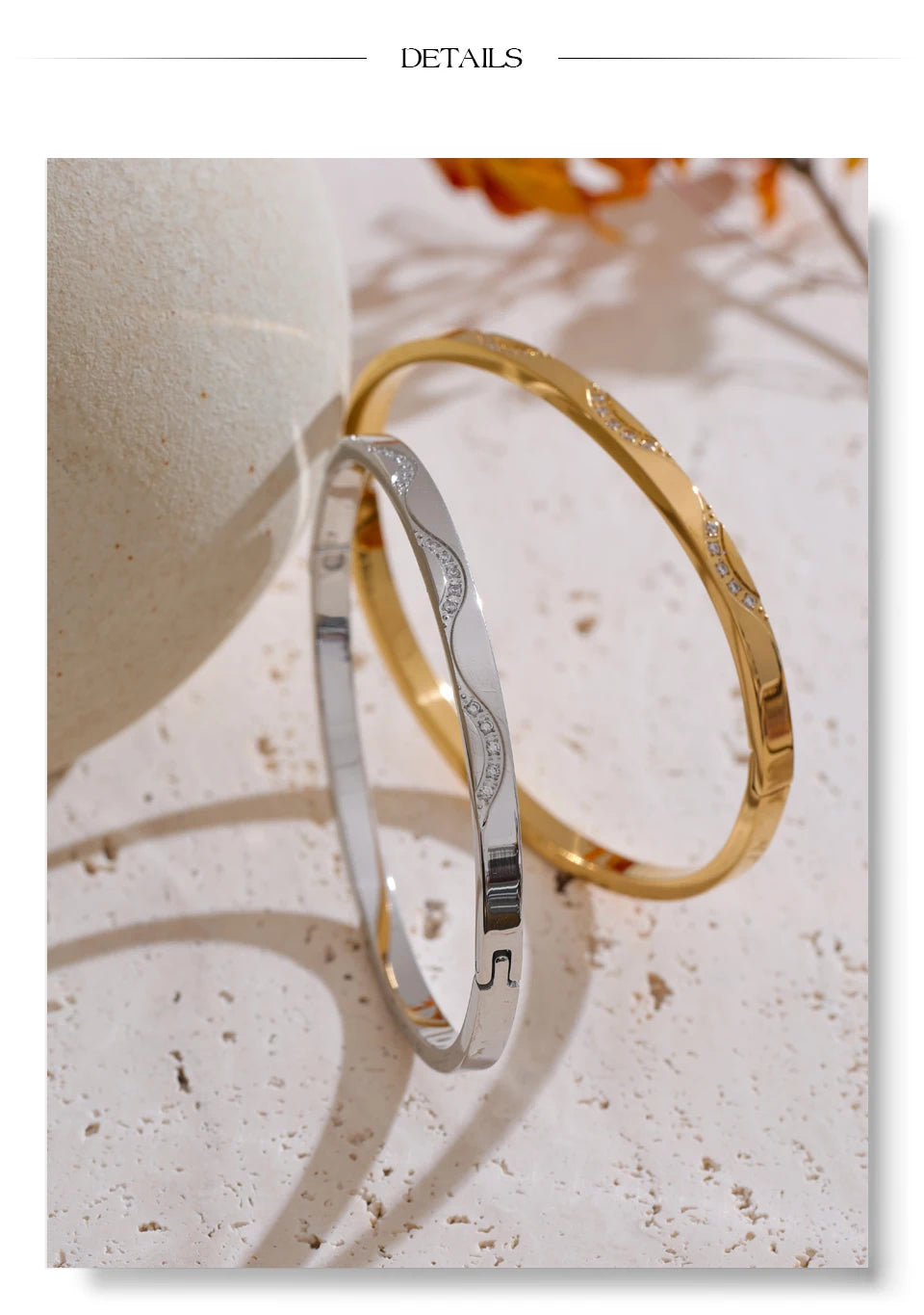 Golden Minimal Bangle