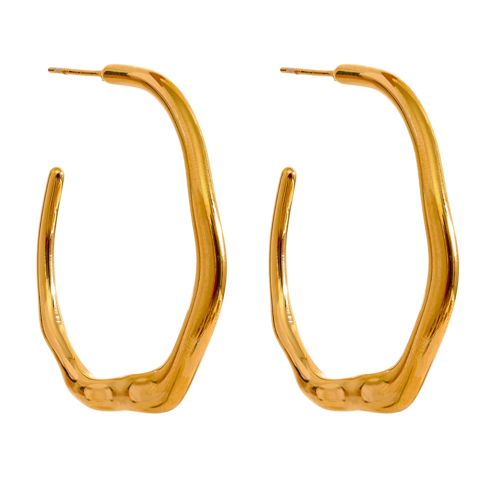 Trendy Geometric Hoop Earrings