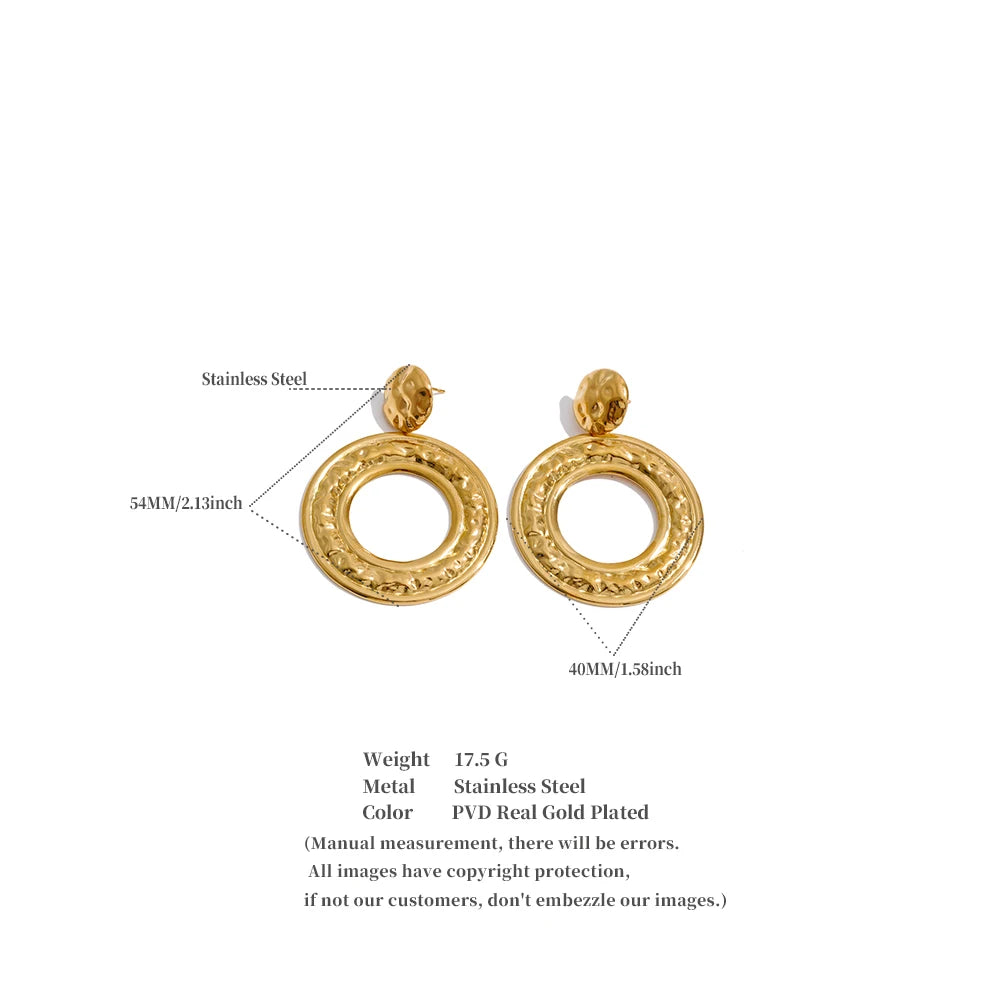 Vintage Circle Earrings