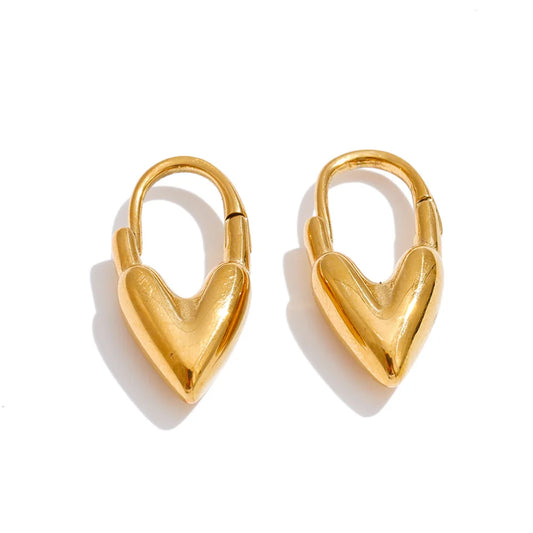Heart Drop Earrings