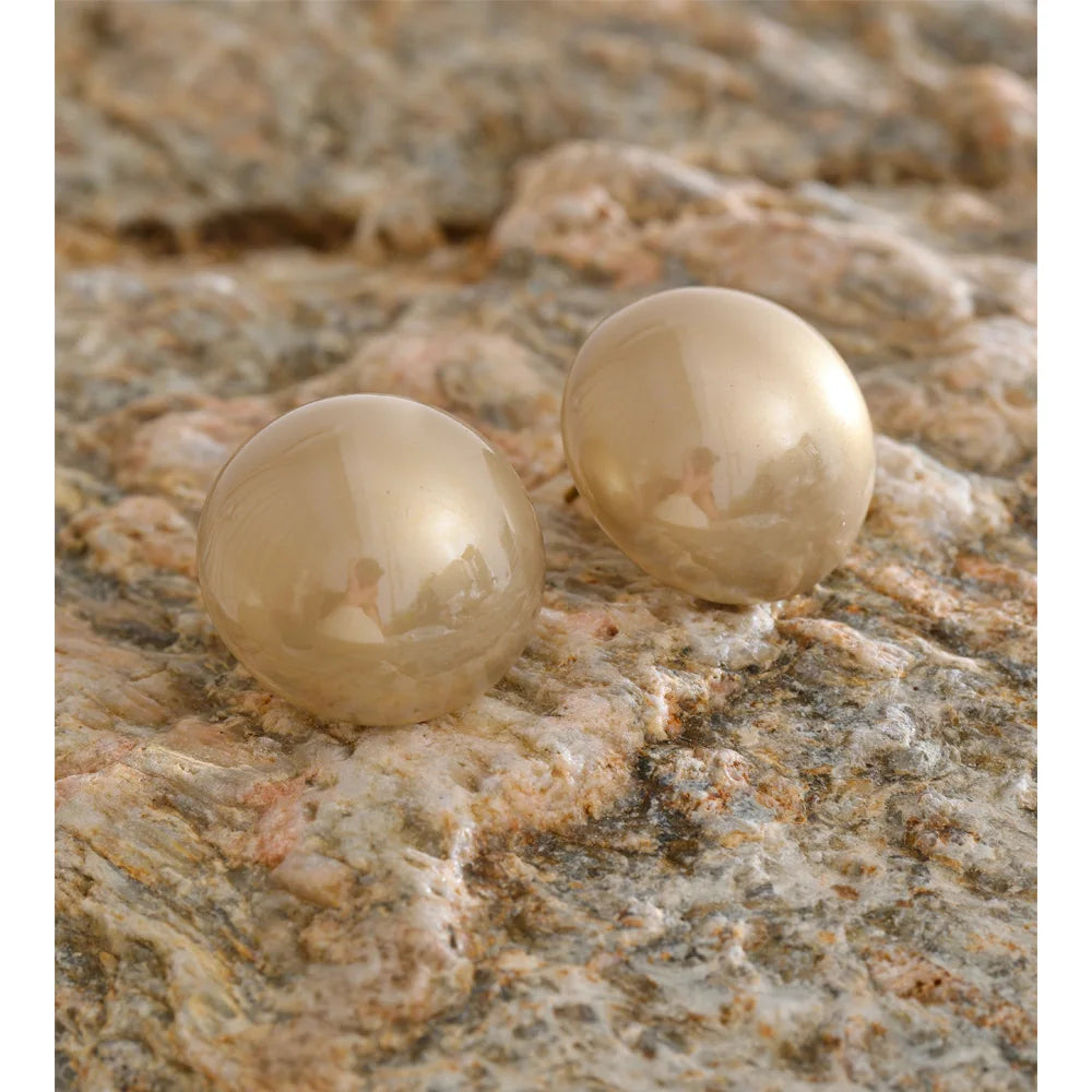 Classic Pearl Stud Earrings