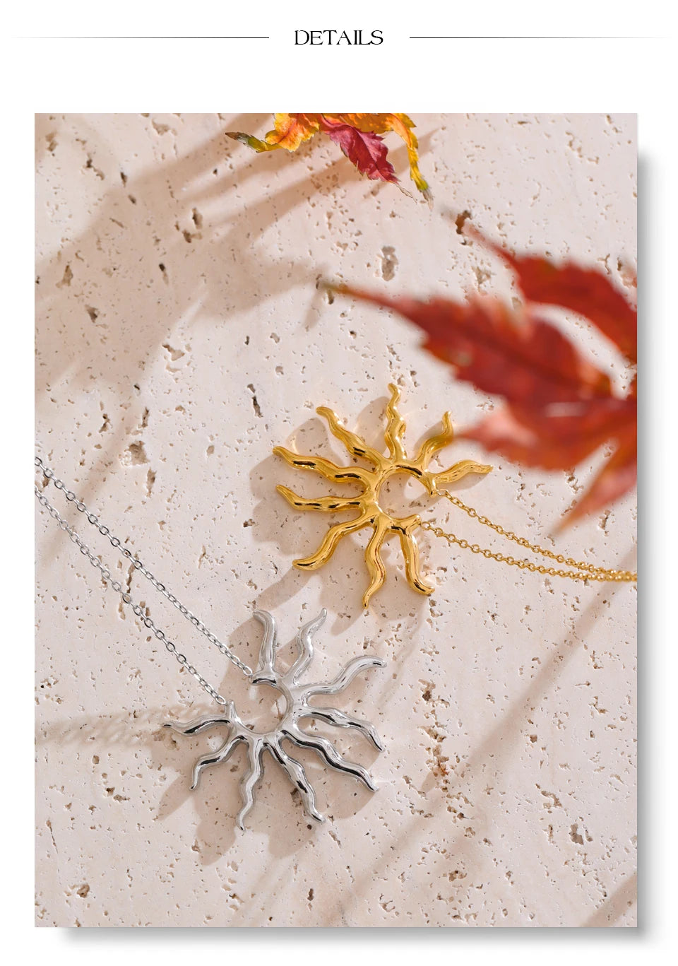 Sun Pendant Necklace