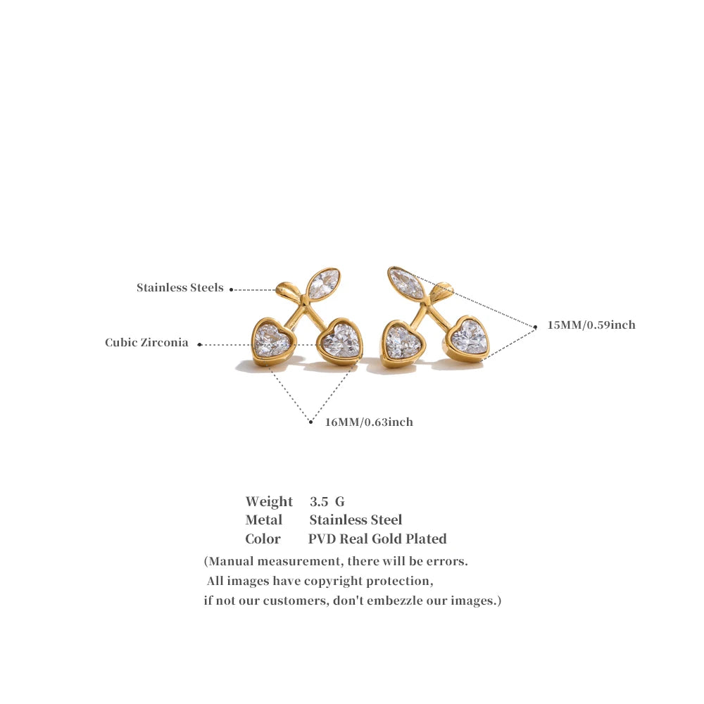 The Blooming Crystal Studs