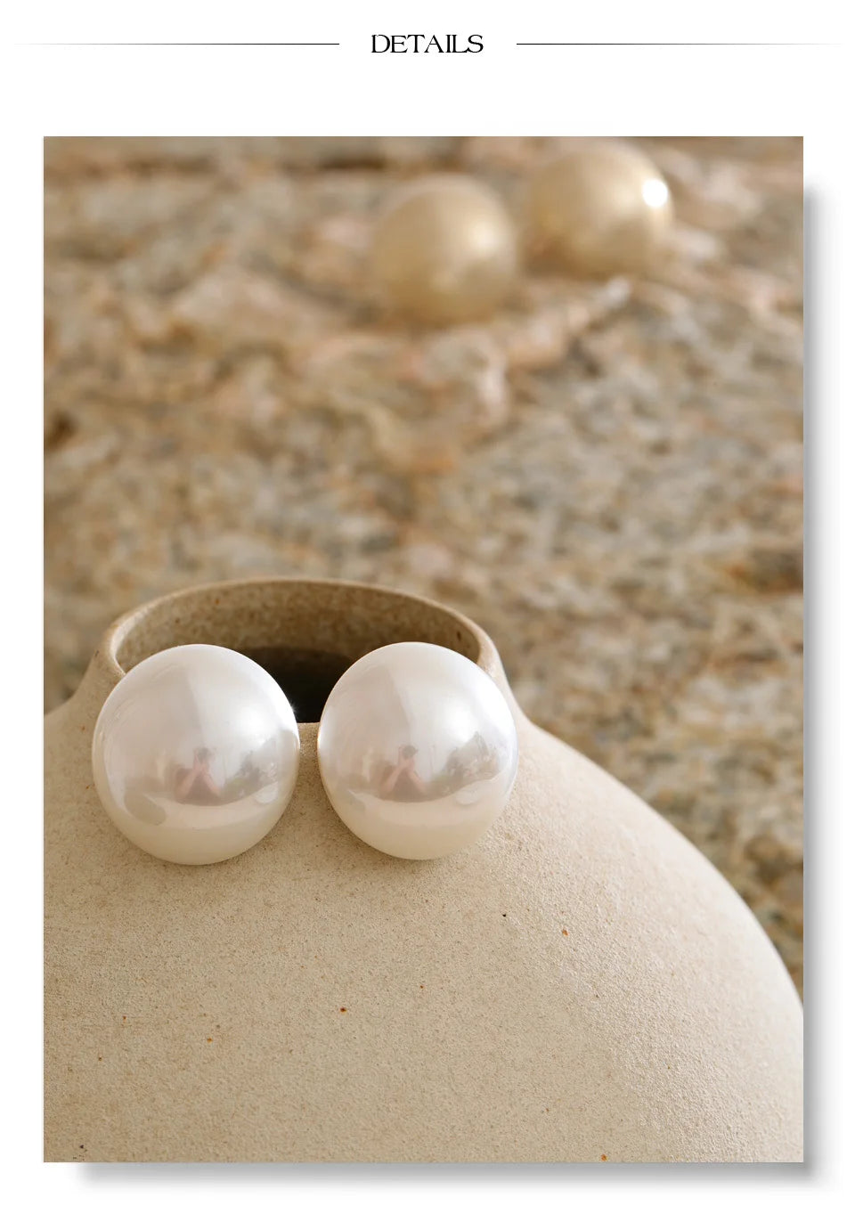 Classic Pearl Stud Earrings
