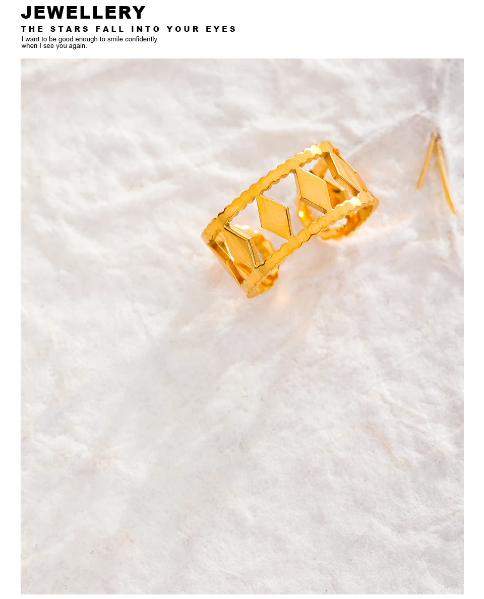 Textured Gold Ring