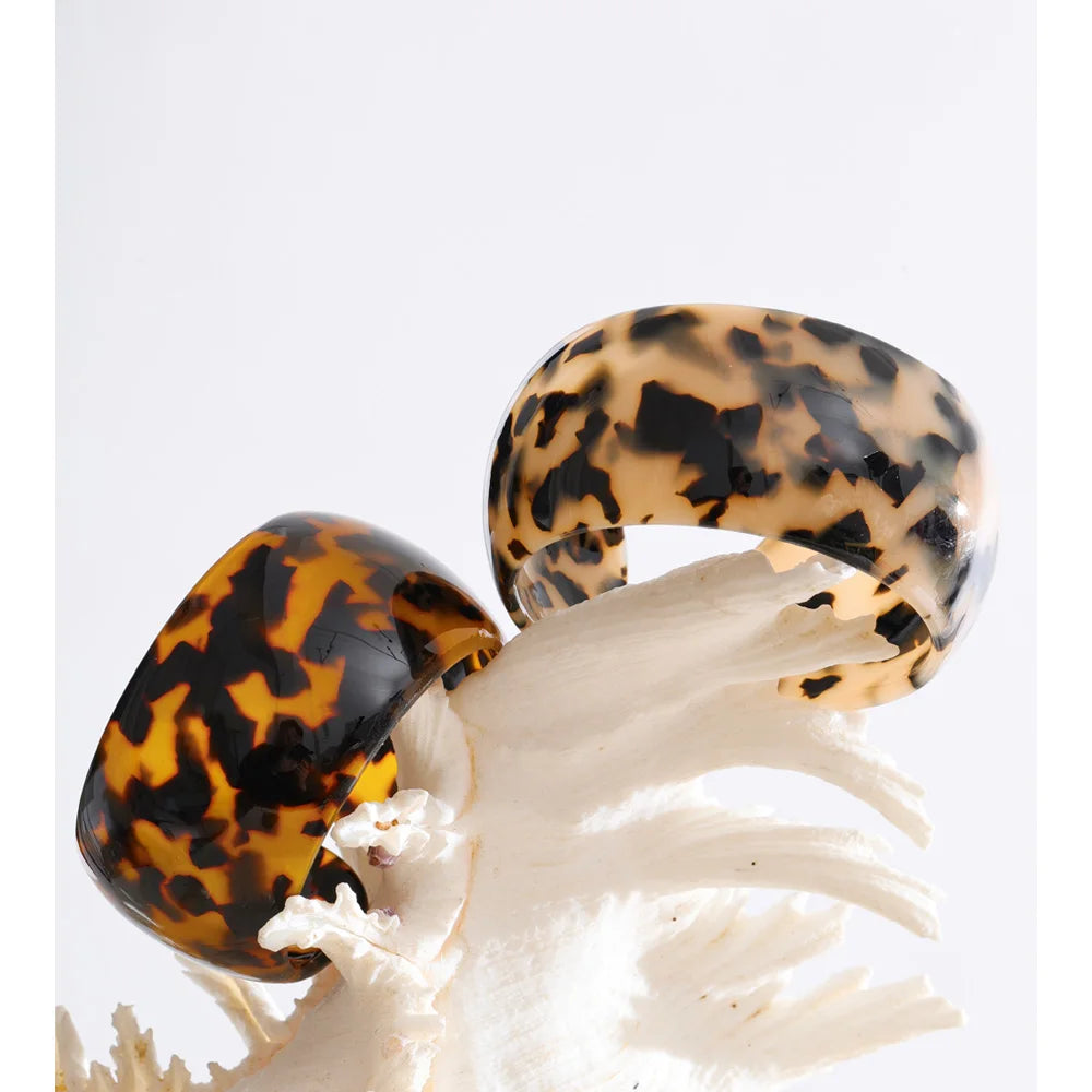 Tortoiseshell Resin Bangle