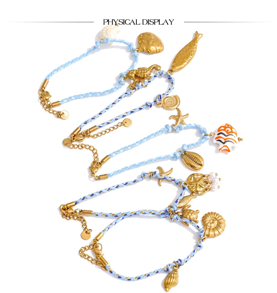Celestial Charm Bracelet Set