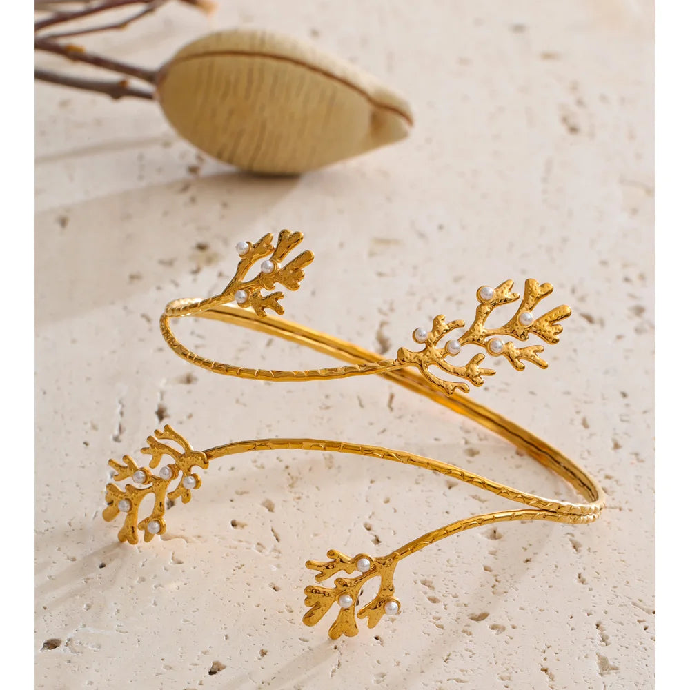 Coral Branch Arm Cuff