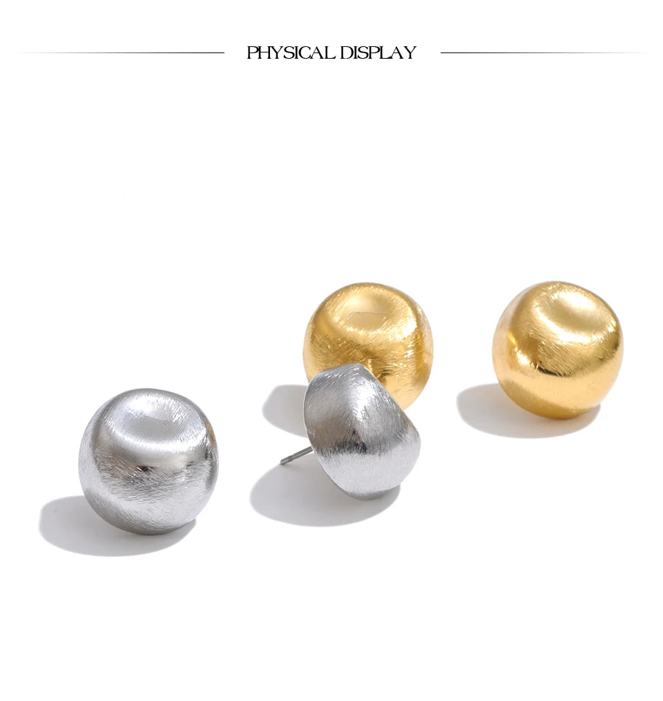 Polished Sphere Studs