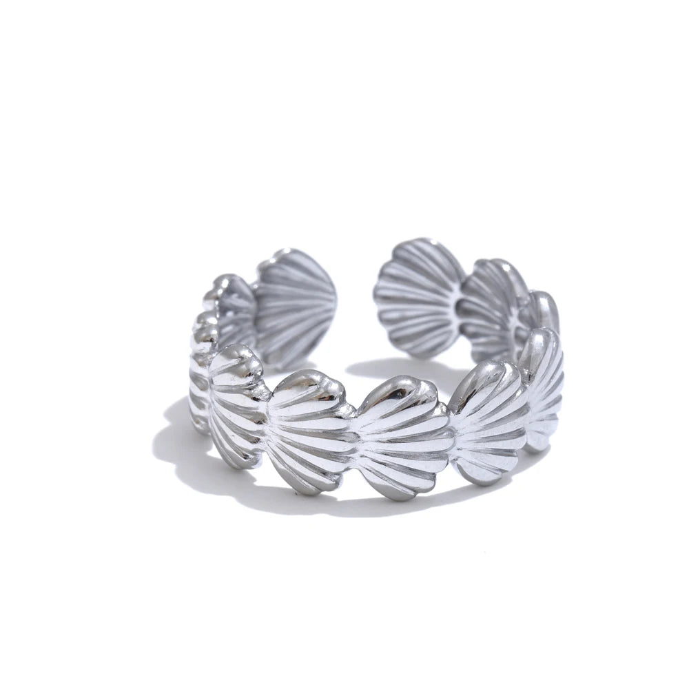 Golden Shell Ring