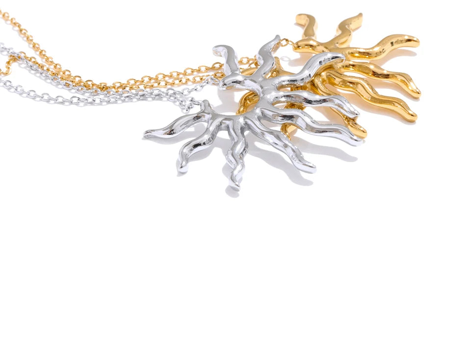 Sun Pendant Necklace