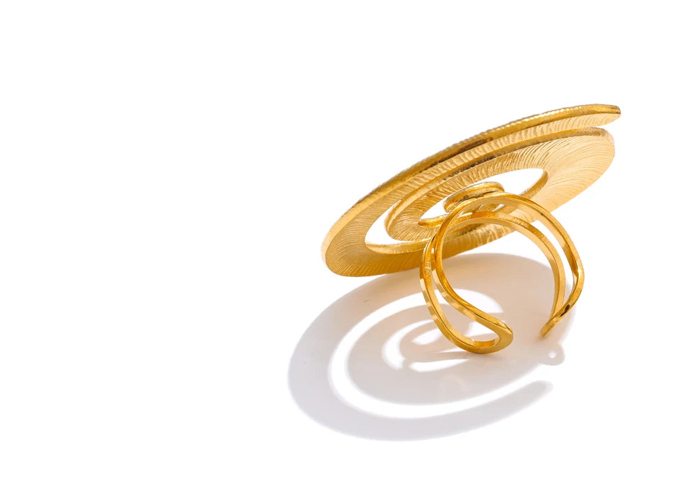 Spiral Statement Ring