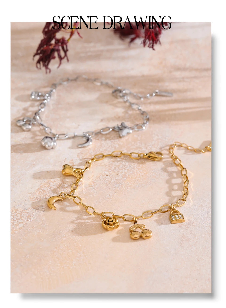 Charm Drop Bracelet