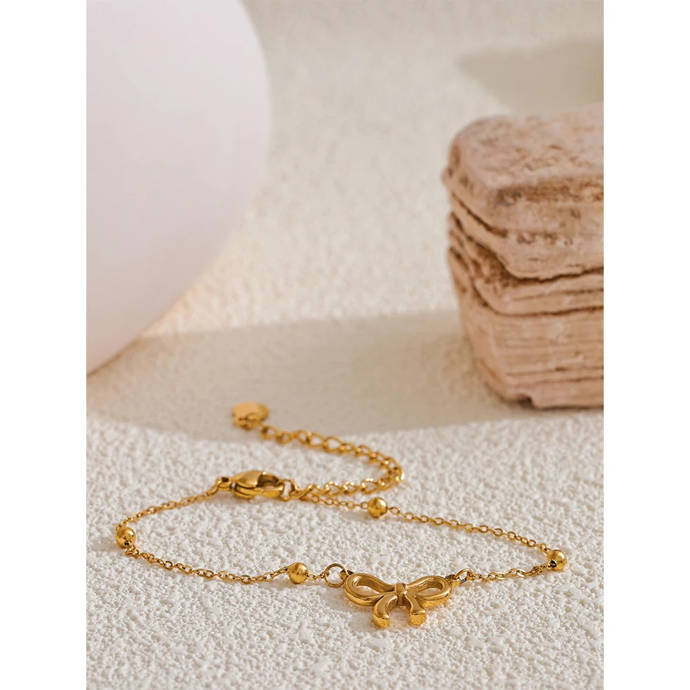Bow Charm Bracelet