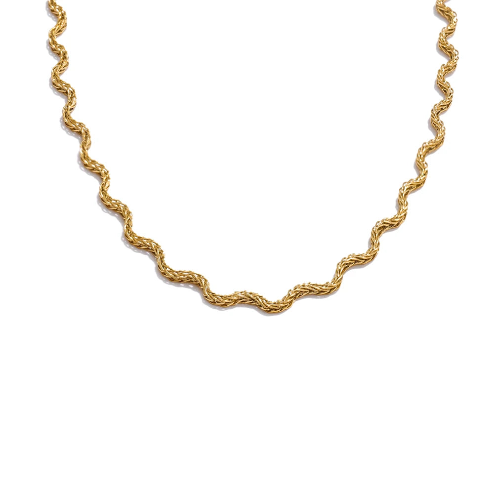 Wave Chain Necklace